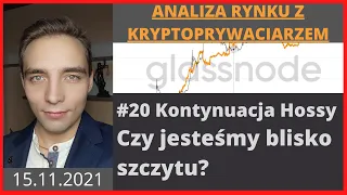 KRYPTOWALUTY Czy Jesteśmy Blisko Szczytu Hossy? GLASSNODE krypto złoto BTC onchain analiza #20