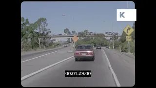 Driving into Los Angeles, 1980s California Highways, 35mm