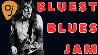 Bluest Blues Rock Jam | Guitar Backing Track (A Minor)