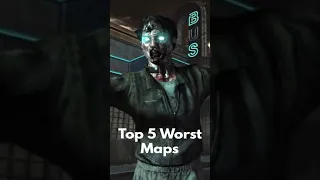 Top 5 Worst Maps (COD ZOMBIES) #shorts