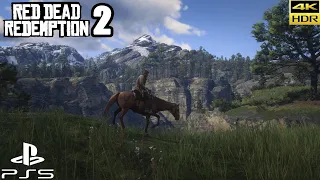 Red Dead Redemption 2 Next Gen Realistic  [4K-HDR] Gameplay - PS5