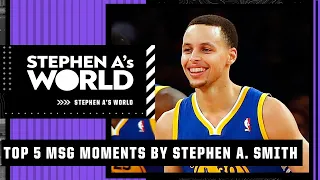 Stephen A. Smith gives his TOP 5 MSG moments by opponents 👀 | Stephen A.'s World