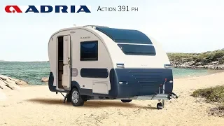 Wohnwagen ADRIA Action 391 PH & PD - Ein Leichtgewicht, mit unverwechselbarer Form