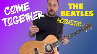 Come Together - The Beatles Acoustic Cover and Tutorial