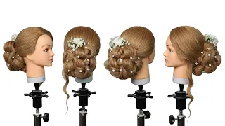 KLASICKÝ SVATEBNÍ ÚČES PRO NEVĚSTU. UPDO HAIRSTYLES FOR WEDDING.PEINADO CLÁSICO PARA LA NOVIA.