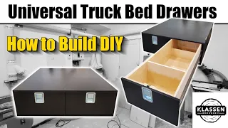 How To Build | DIY | Universal Truck Bed Drawers