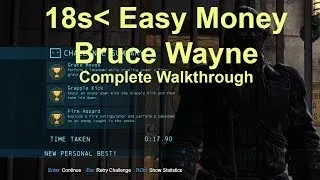 18s Easy Money: Bruce Wayne Predator: 3 Medals: Initiation DLC - Batman Arkham Origins