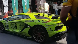 Supercars parked in Sarajevo,  start engines - OneLife Rally  pt 5