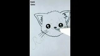 How to draw Cat 2022|How to draw Into A cute cat | Easy Drawing Step by step#drawing#drawingcartoons