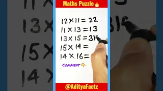 जादुई Maths Puzzle🔥 #shorts #short #shortvideo #tricks