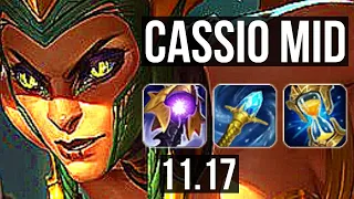 CASSIOPEIA vs EKKO (MID) | Rank 3 Cassio, 6 solo kills | NA Challenger | v11.17