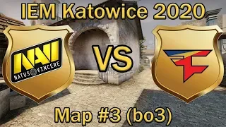 НАВИ в ПЛЕЙОФФ или ДОМОЙ? | Navi vs Faze Clan Map #3 bo3 Inferno | IEM Katowice 2020 by Neosporimiy