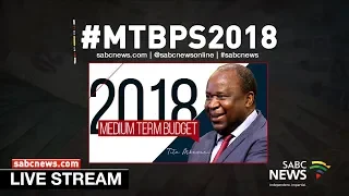 Finance Minister Tito Mboweni post- budget briefing