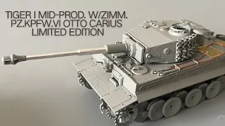 Takom 2200 1/35 TIGER I MID-PROD. w/ZIMM. Pz.Kpfw.VI Otto Carius LIMITED EDITION  full build part 1
