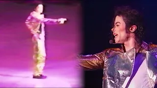 Michael Jackson - HIStory Tour in Basel, 1997 (Amateur/Pro Split-Screen)