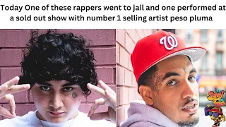 Today one of these #rappers from #shorelinemafia went to #jail and one performed with #pesopluma