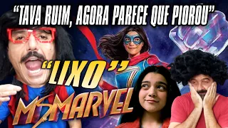 Reação Ao Trailer da Ms Marvel da Disney Plus - Irmãos Piologo Filmes #MsMarvel Miss Marvel