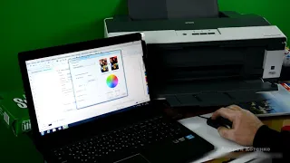 Фотовывод на струйном принтере для шелкографии.