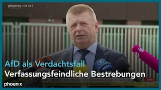 BfV-Präsident Thomas Haldenwang zum AfD-Urteil | 13.05.2024