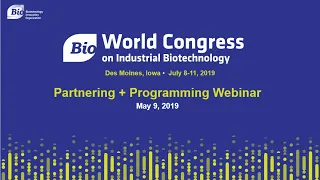 2019 BIO World Congress Partnering and Programming Webinar