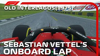 F1 Old Interlagos Layout (1975) | Sebastian Vettel Onboard | Assetto Corsa