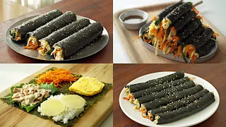 More than 12 million cumulative views‼️ 11 Best Korean Kimbap Recipes That Are So Delicious.