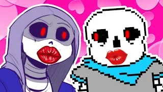 ДАСТ САНС ПОЦУЛЮВАЛ БЛУ ПО ГУБАМИ ! - Undertale: Dustberry [ДАСТБЕРРИ] - #2