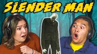 TEENS REACT TO SLENDER MAN TRAILER