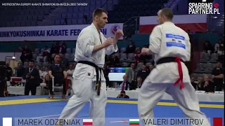 Marek Odzeniak vs Valeri Dimitrov Men 75-85Kg European Karate Shinkyokushin Championship Tarnów 2022