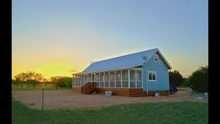 Kanga Cottage Cabin 16x52 (832 sqft.) with an Amazing screen porch!