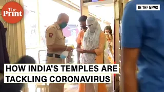 What measures are India's temples & gurudwaras taking to fight coronavirus