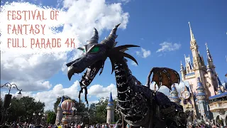 Festival Of Fantasy Full Parade 4K - Magic Kingdom - Disney World 2022
