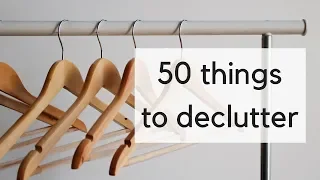 50 Things to Declutter | What I'm Decluttering This Fall