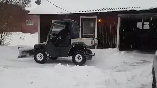 Cfmoto 500-3 rancher med snöplog