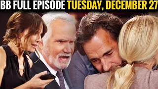 CBS The Bold and the Beautiful Spoilers Tuesday, December 27 | B&B 12-27-2022