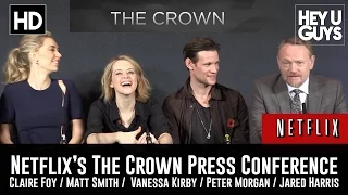 Netflix's The Crown Press Conference in Full - Matt Smith / Claire Foy