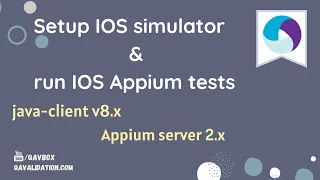 Setup IOS simulators and run Appium test with latest version