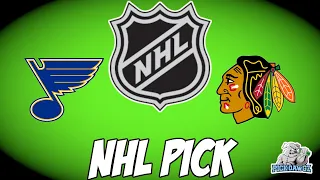 St Louis Blues vs Chicago Blackhawks 4/10/24 NHL Free Pick | NHL Betting Tips