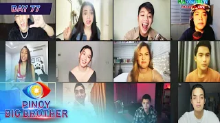 Day 77: Ex-celebrity housemates, ibinigay na ang boto sa Final 5 | PBB Kumunity