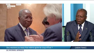 Gabon: visite du président de transition en France