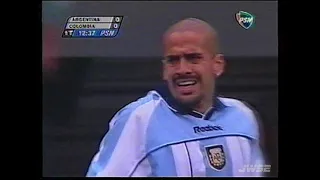 2001.06.03 Argentina 3 - Colombia 0 (Partido Completo 60fps - Clasificatorias Corea-Japón 2002)