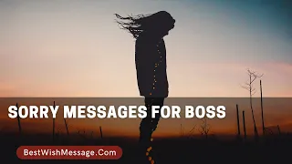 Sorry Messages for Boss | Professional Apology Letters