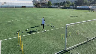 Goalkeeper training