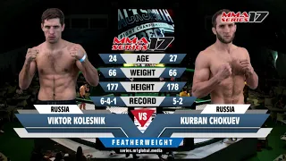 MMA Series-17 / Viktor Kolesnik (Russia) vs Kurban Chokuev (Russia) / Highlights