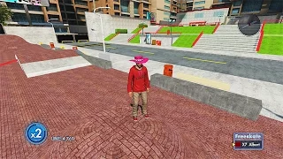 Skate 3 - ONE OF THE BEST TRICKLINE PARKS | X7 Albert