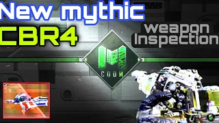 *NEW*Mythic CBR4 weapon inspection🔥||call of duty mobile#callofdutymobile #codmobile