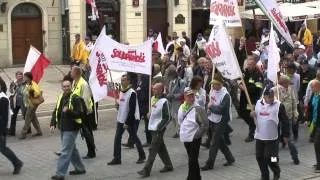 Manifestacja związkowcòw w Warszawie - 14.09.2013 r. HD 720p, 152 min.