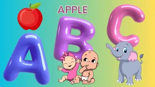 Learning videos for toddlers abc phonics song | phonics song for kindergarten | A for apple 🍎