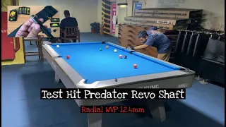 TEST HIT PREDATOR REVO CARBONFIBER SHAFT!! RADIAL WVP 12,4MM!