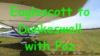 Eaglescott to Dunkeswell with Poz  Ikarus C42